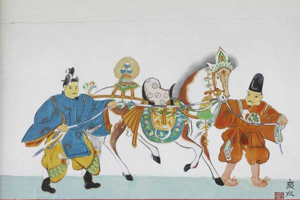 Flaherty, Dennis 아티스트의 Japan, Nara, Heguri-cho Art in Byo-Do-Ji Kasuga작품입니다.